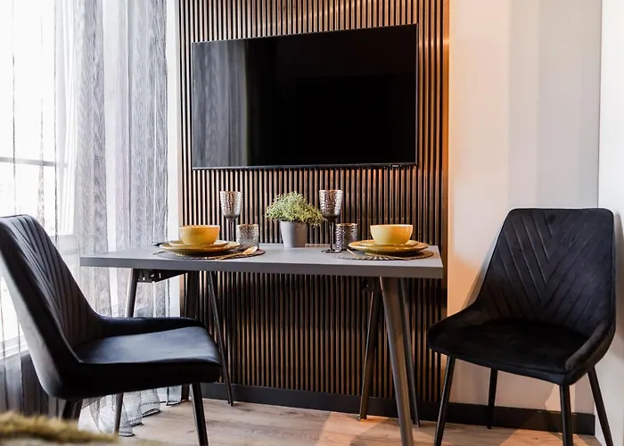 公寓 Dreamstay Avangard - Shared Roof Terrace, High Speed Wifi 200 Mbps & Gym *