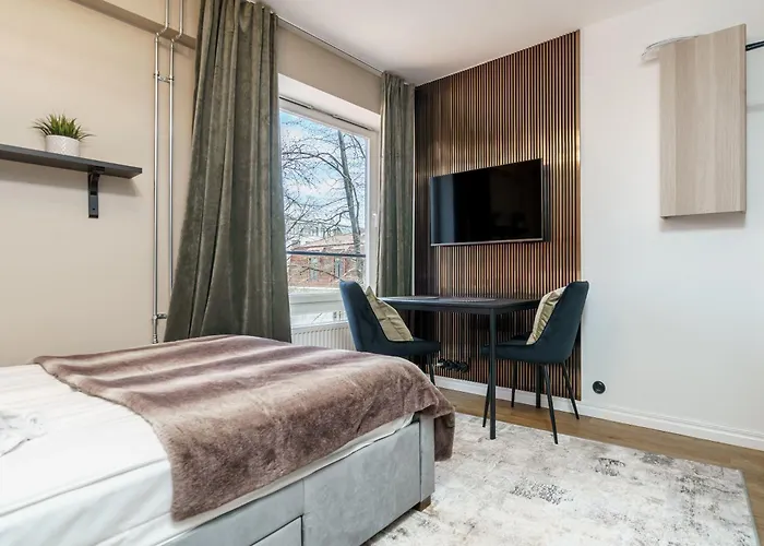 Dreamstay Avangard - Shared Roof Terrace, High Speed Wifi 200 Mbps & Gym Apartment Tallinn